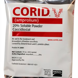Huvepharma Corid 20 Soluble Powder for Calves Livestock-0