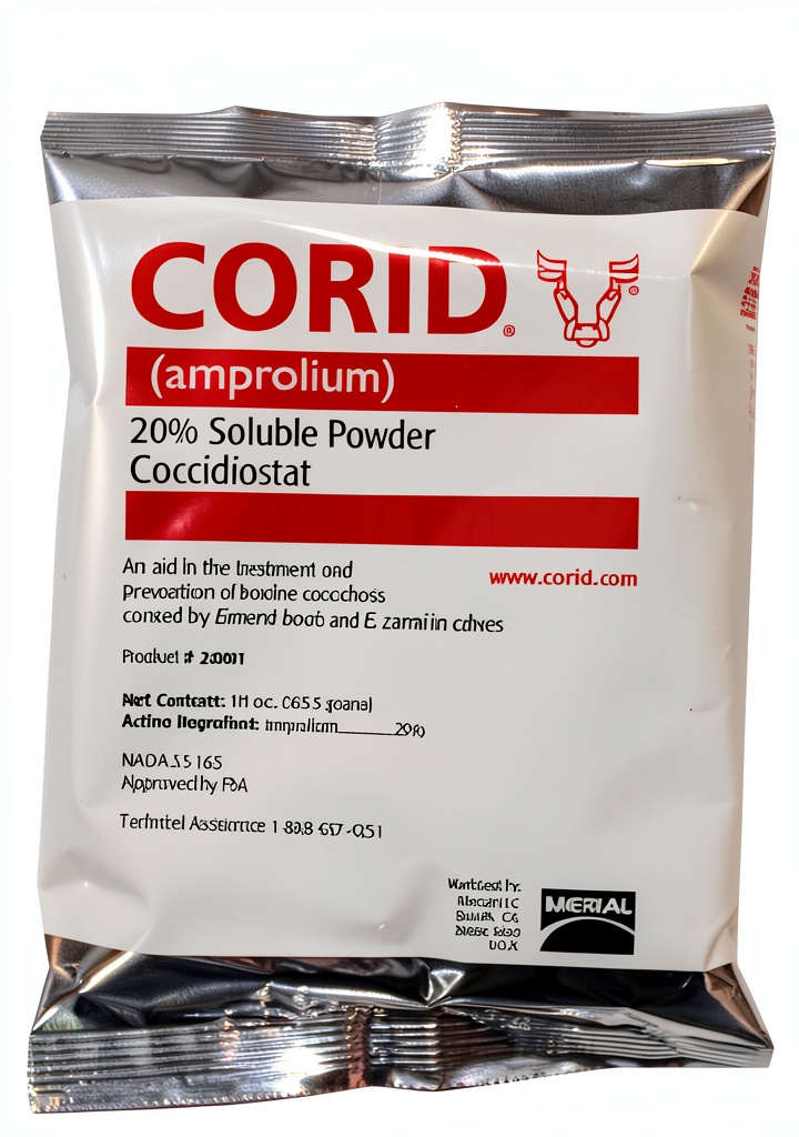Real‑world testing of Huvepharma Corid 20% soluble powder being mixed in a 200‑liter water tank on a calf rearing farm